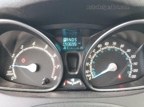3FADP4EJ6KM105525 2019 FORD FIESTA White Vista del cuadro de instrumentos