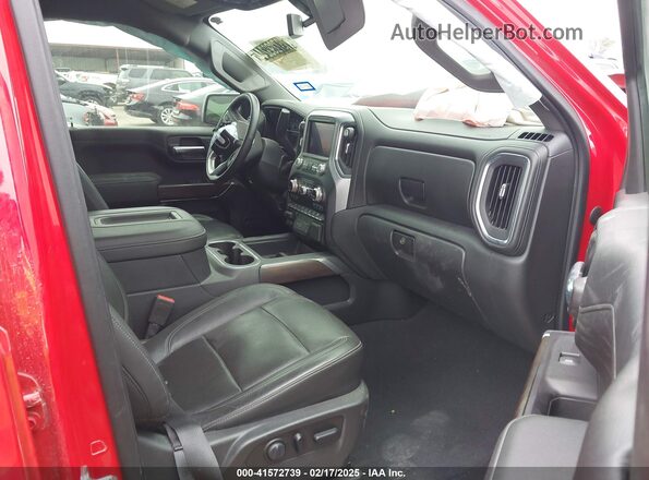 3GTP8DED4LG163535 2020 GMC SIERRA Red Widok wnętrza z przodu