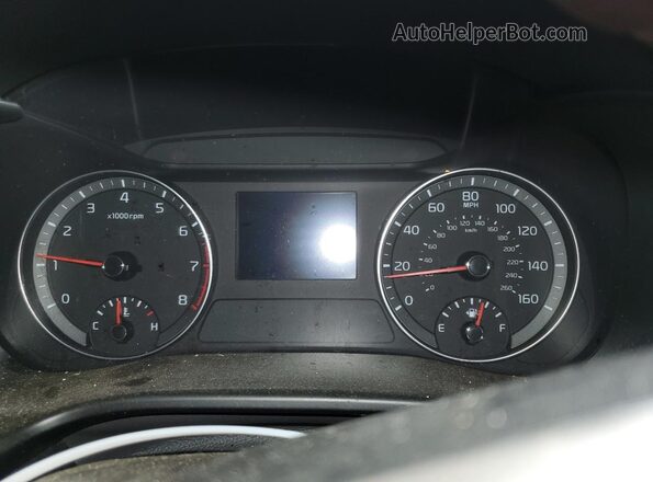 3KPF24AD9LE173489 2020 KIA FORTE Blue ხელსაწყოთა პანელის ხედი