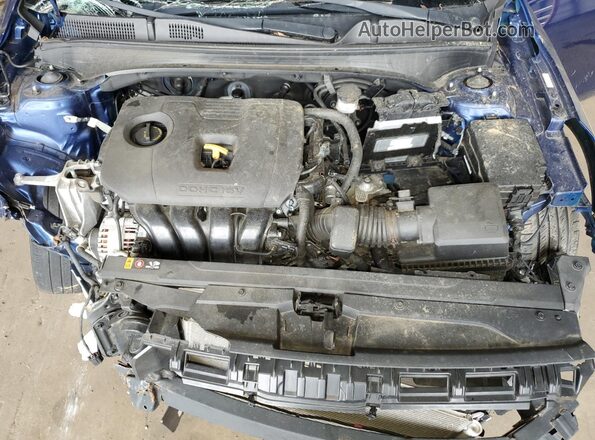 3KPF24AD9LE173489 2020 KIA FORTE Blue უკანა სალონის ხედი