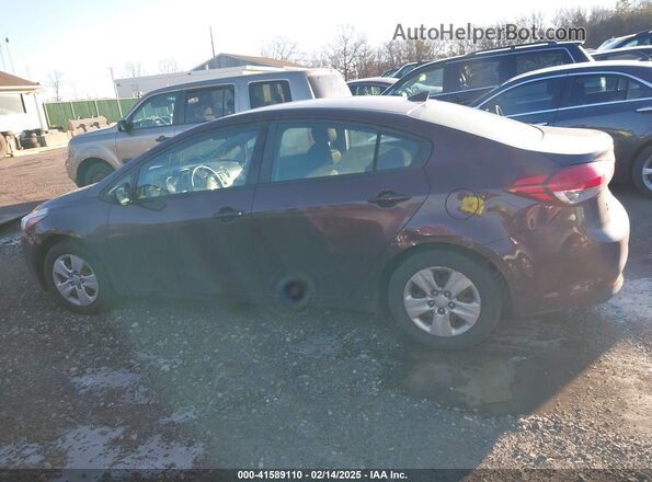 3KPFK4A73HE047646 2017 KIA FORTE Maroon 