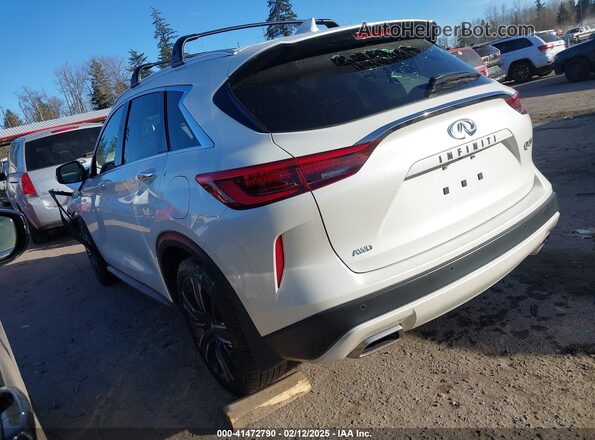 3PCAJ5BB4MF118461 2021 INFINITI QX50 Белый Задняя левая четверть
