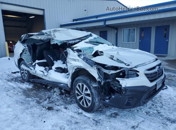4S4BTAAC5L3265784 2020 SUBARU OUTBACK Белый Передняя правая четверть