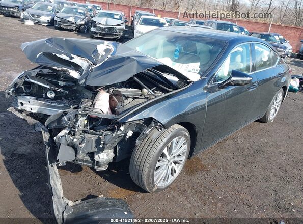 58AD11D13MU001752 2021 LEXUS ES 250 Black Vista tres cuartos delantera izquierda