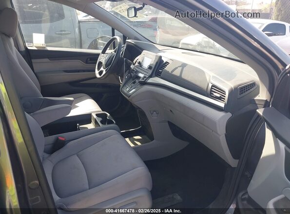 5FNRL6H24KB086490 2019 HONDA ODYSSEY Gray Vista interior delantera