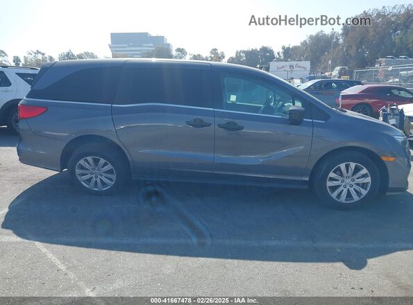 5FNRL6H24KB086490 2019 HONDA ODYSSEY Gray Vista interior trasera