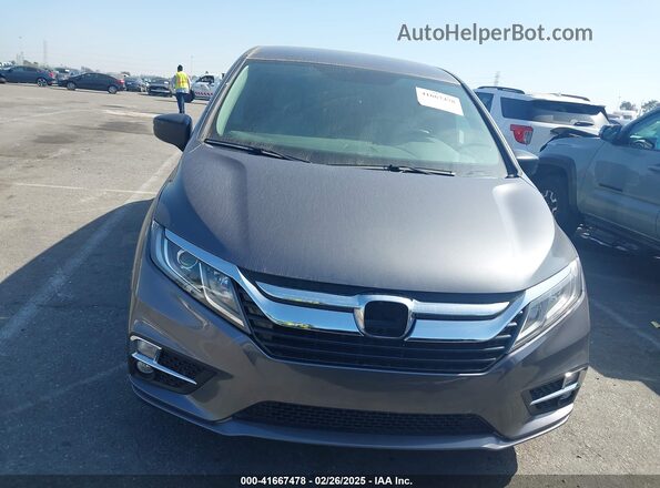 5FNRL6H24KB086490 2019 HONDA ODYSSEY Gray Vista del cuadro de instrumentos