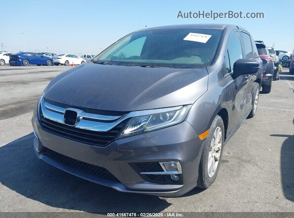 5FNRL6H24KB086490 2019 HONDA ODYSSEY Gray Vista tres cuartos delantera izquierda