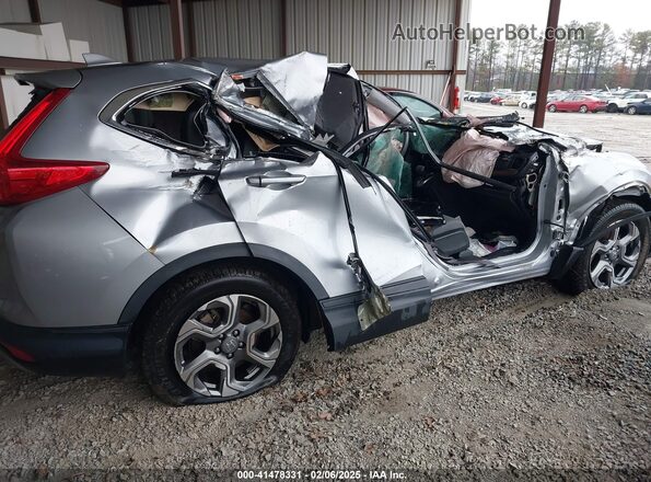 5J6RW1H59JA001911 2018 HONDA CR-V Silver Instrument cluster view