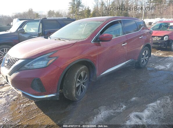 5N1AZ2MS5KN162385 2019 NISSAN MURANO Красный Передняя левая четверть