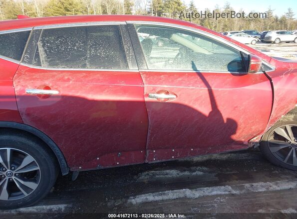 5N1AZ2MS5KN162385 2019 NISSAN MURANO Красный Вид задней части салона