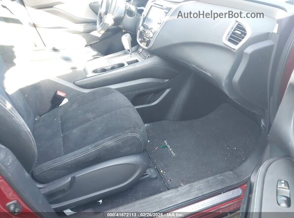 5N1AZ2MS5KN162385 2019 NISSAN MURANO Красный Вид салона спереди