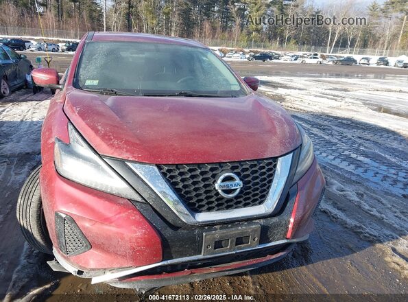 5N1AZ2MS5KN162385 2019 NISSAN MURANO Красный Вид щитка приборов