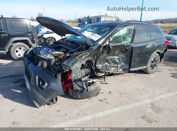 5N1DR2MM4KC615132 2019 NISSAN PATHFINDER Black Передня ліва чверть
