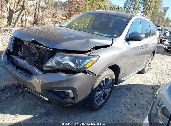 5N1DR2MM4KC636644 2019 NISSAN PATHFINDER Gray Vista tres cuartos delantera izquierda