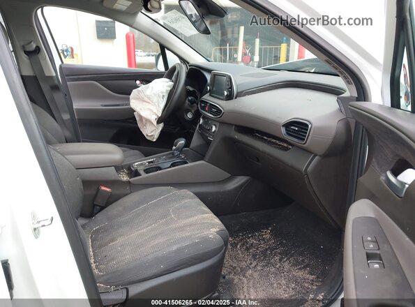 5NMS23AD0LH158798 2020 HYUNDAI SANTA FE White წინა სალონის ხედი