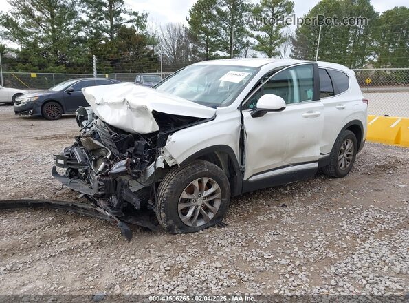 5NMS23AD0LH158798 2020 HYUNDAI SANTA FE White წინა მარცხენა ხედი სამი მეოთხედიდან