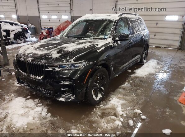 5UXCX6C01N9M34758 2022 BMW X7 Black Передня ліва чверть