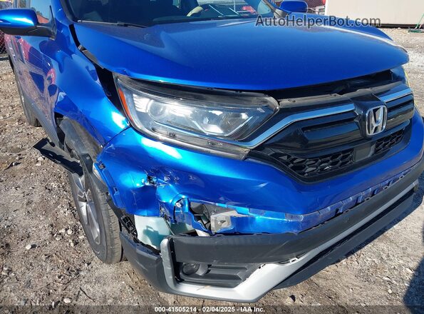 7FARW1H52ME013663 2021 HONDA CR-V Blue Front view