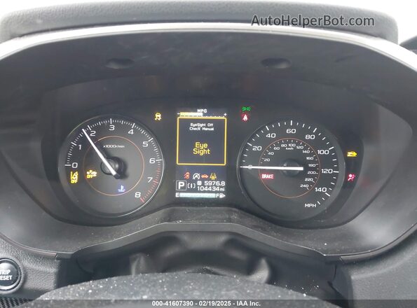 JF2GTAEC8L8229810 2020 SUBARU CROSSTREK Black Widok tylnych siedzeń