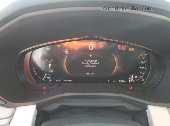JM3KKEHA8R1154323 2024 MAZDA CX-90 Серебряный Вид щитка приборов