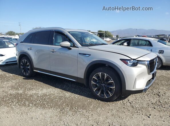 JM3KKEHA8R1154323 2024 MAZDA CX-90 Серебряный Передняя правая четверть