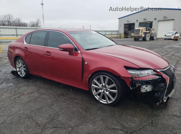 JTHCZ1BL5JA007536 2018 LEXUS GS Red Передня права чверть