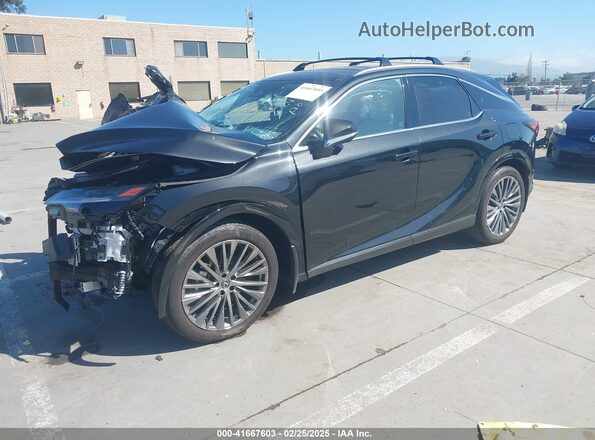 JTJCJMGA3R2007975 2024 LEXUS RX 450H+ Черный Передняя левая четверть