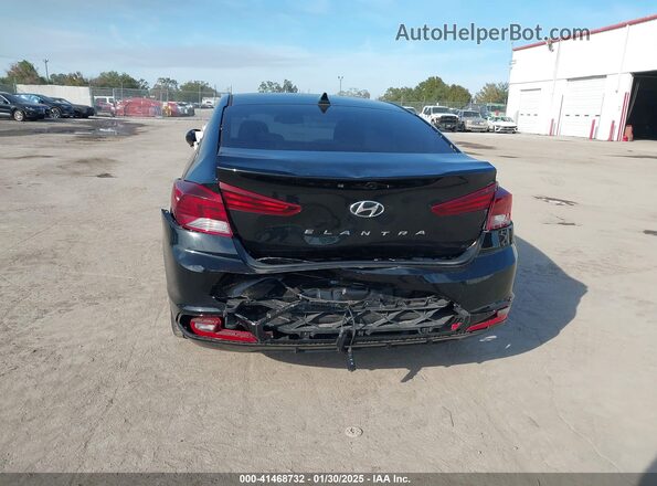 KMHD84LF4LU040026 2020 HYUNDAI ELANTRA Black წინა ხედი