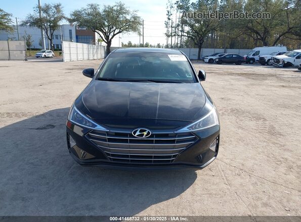 KMHD84LF4LU040026 2020 HYUNDAI ELANTRA Black ხელსაწყოთა პანელის ხედი