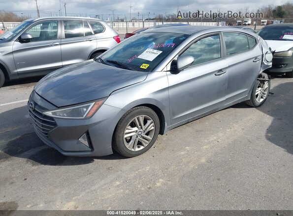 KMHD84LF6KU878430 2019 HYUNDAI ELANTRA Gray Przód lewy