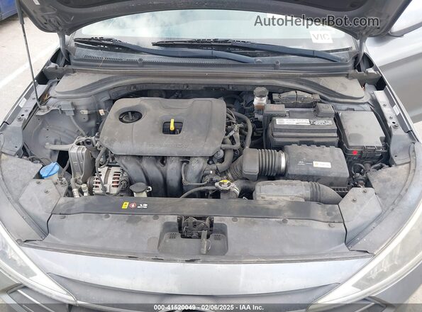 KMHD84LF6KU878430 2019 HYUNDAI ELANTRA Gray Widok z tyłu