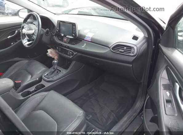 KMHH35LE9LU124307 2020 HYUNDAI ELANTRA GT Black წინა სალონის ხედი