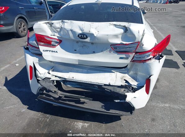 KNAGT4LE5H5017490 2017 KIA OPTIMA HYBRID White Вид спереду