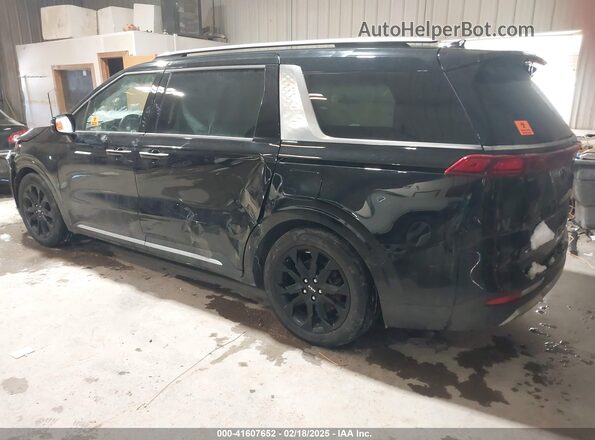 KNDNE5H38N6143396 2022 KIA CARNIVAL MPV Black Задня ліва чверть