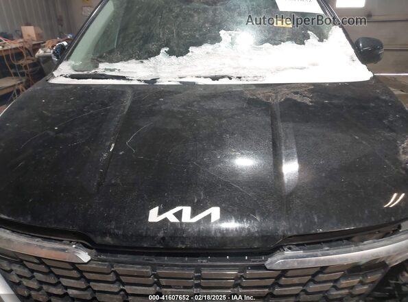 KNDNE5H38N6143396 2022 KIA CARNIVAL MPV Black Вид ззаду