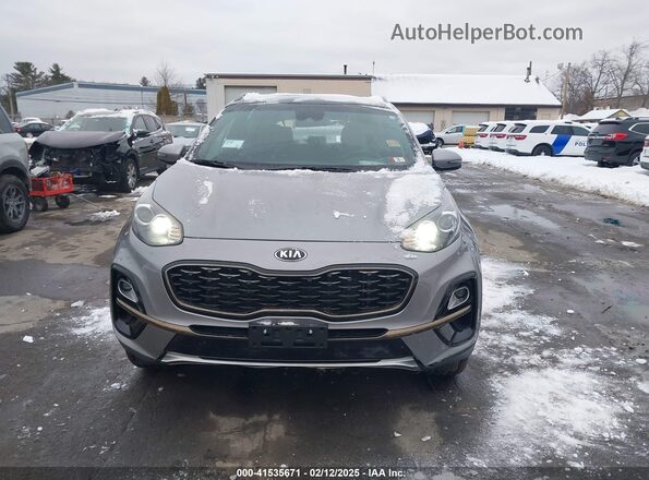 KNDP6CAC1L7717624 2020 KIA SPORTAGE Gray 