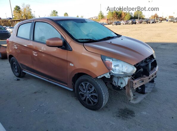 ML32A3HJ2HH001493 2017 MITSUBISHI MIRAGE Orange 