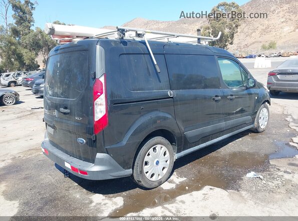 NM0LS7F24K1423618 2019 FORD TRANSIT CONNECT Black Trasero derecho