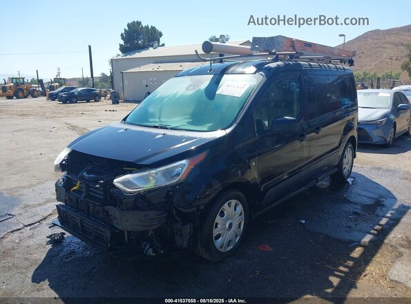 NM0LS7F24K1423618 2019 FORD TRANSIT CONNECT Black Vista tres cuartos delantera izquierda