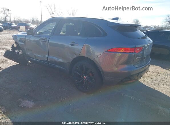 SADCM2FV4KA368425 2019 JAGUAR F-PACE Gray Задня ліва чверть