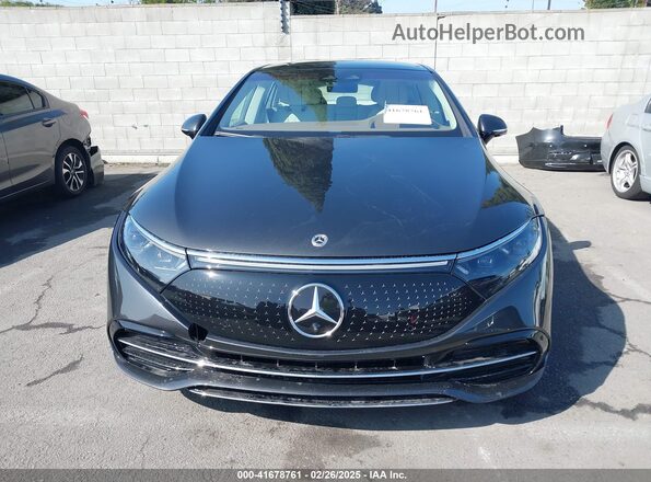 W1KCG4EB5NA001047 2022 MERCEDES-BENZ EQS 580 Black Вид задньої частини салону
