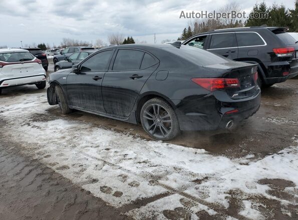19UUB3F64KA801568 2019 ACURA TLX Black უკანა მარცხენა