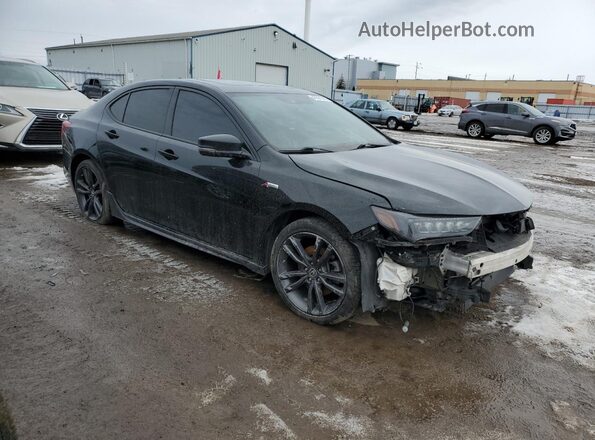 19UUB3F64KA801568 2019 ACURA TLX Black წინა მარჯვენა