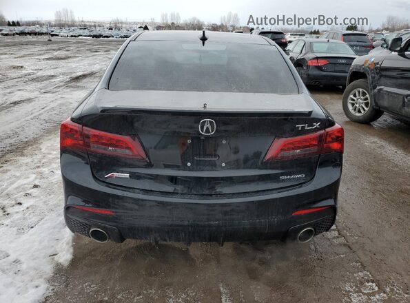 19UUB3F64KA801568 2019 ACURA TLX Black უკანა ხედი
