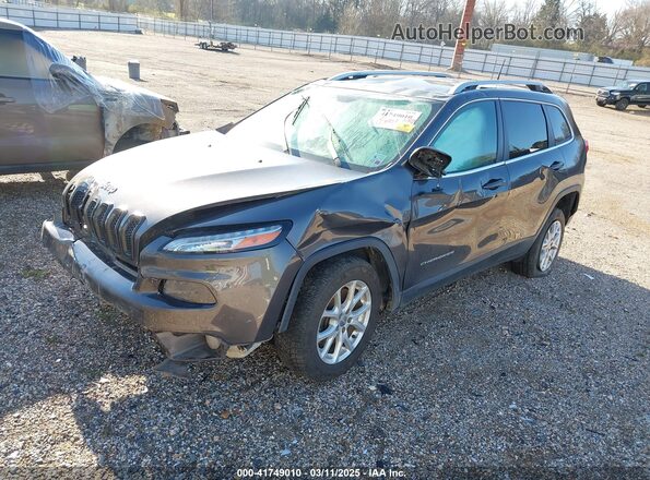 1C4PJLLB8JD597015 2018 JEEP CHEROKEE LATITUDE PL Gray Front left