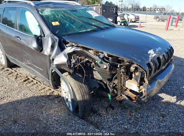 1C4PJLLB8JD597015 2018 JEEP CHEROKEE LATITUDE PL Gray Front view