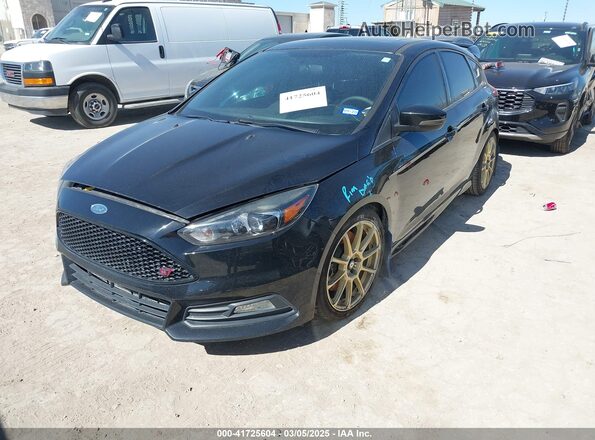 1FADP3L92JL220352 2018 FORD FOCUS ST Black Vista tres cuartos delantera izquierda
