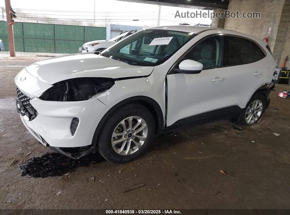 1FMCU9G69LUB14815 2020 FORD ESCAPE White წინა მარცხენა ხედი სამი მეოთხედიდან