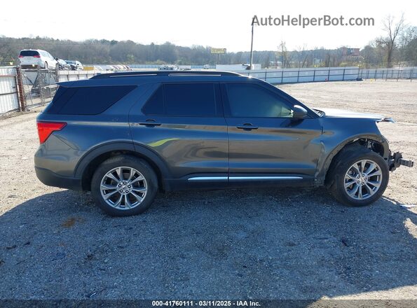 1FMSK8DH6LGA64469 2020 FORD FORD EXPLORER Gray Widok wnętrza 360 stopni